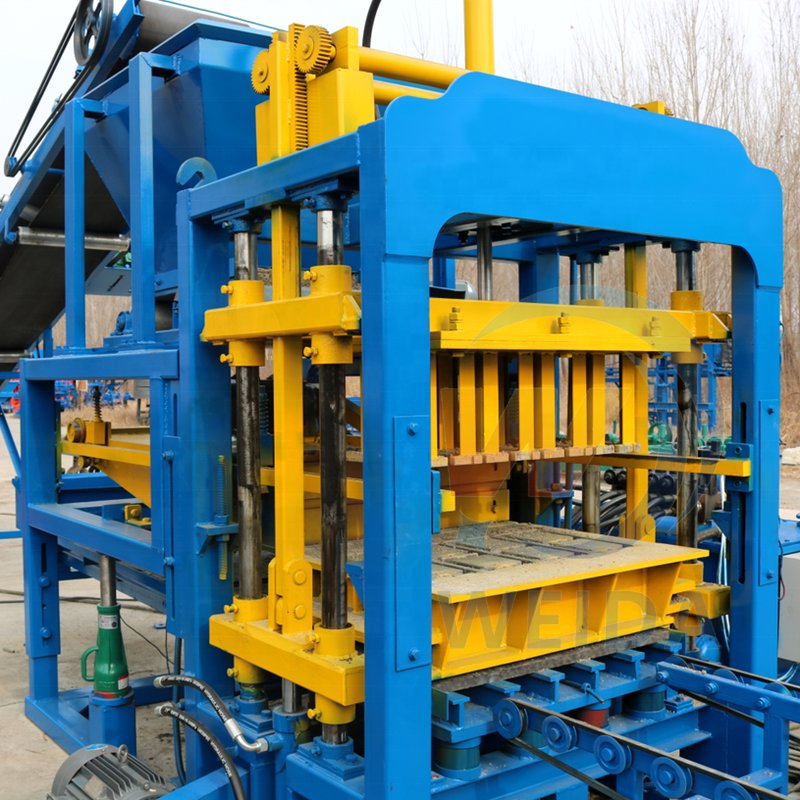 Hallow Block Manufacturing Fully Automatic Concrete Interlock Brick Making Machine Price For Sale qt 10-15