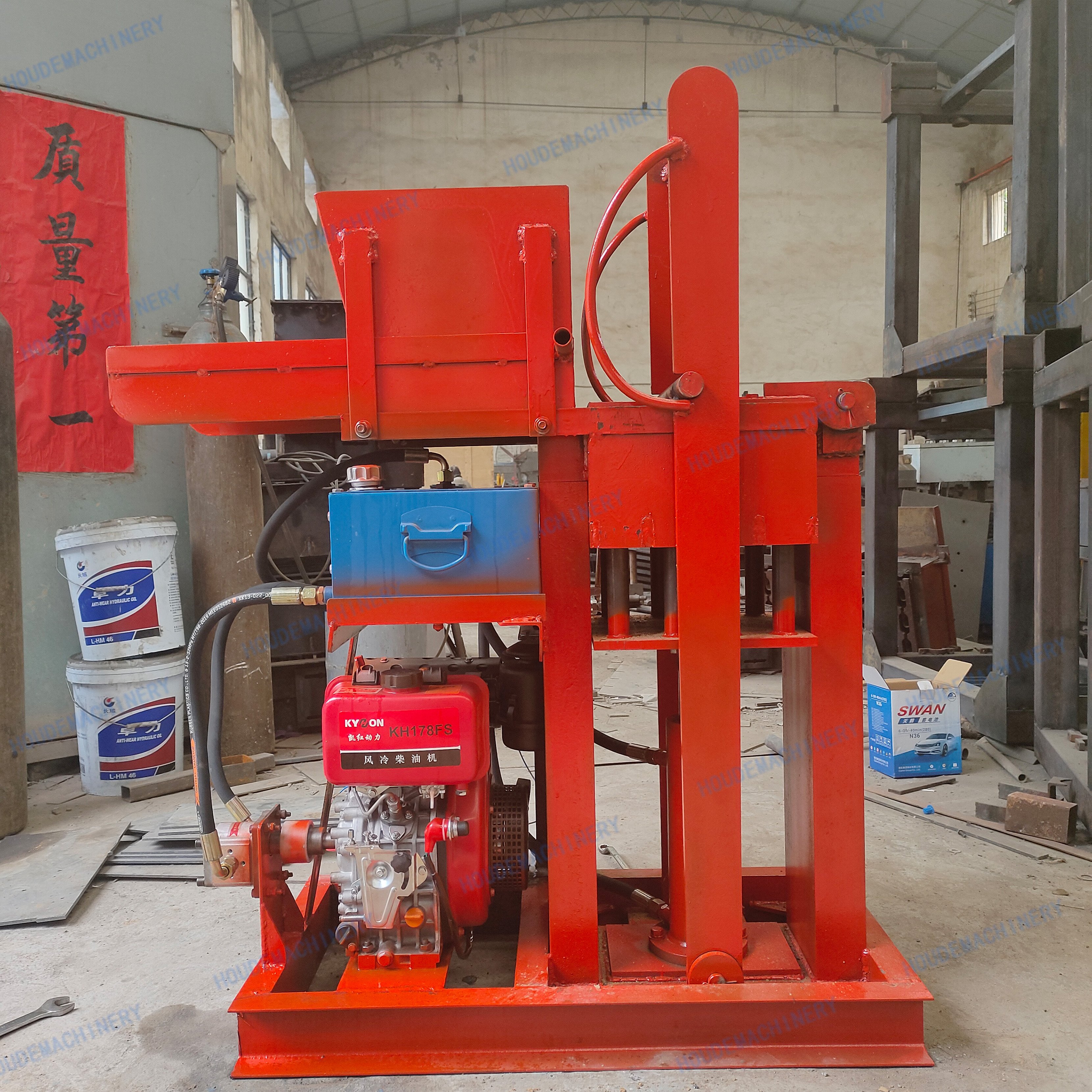 Clay Brick Block Making Machine Electric Diesel Red Mud Brick Making Machine Hydraulic Brick Moulding Machine