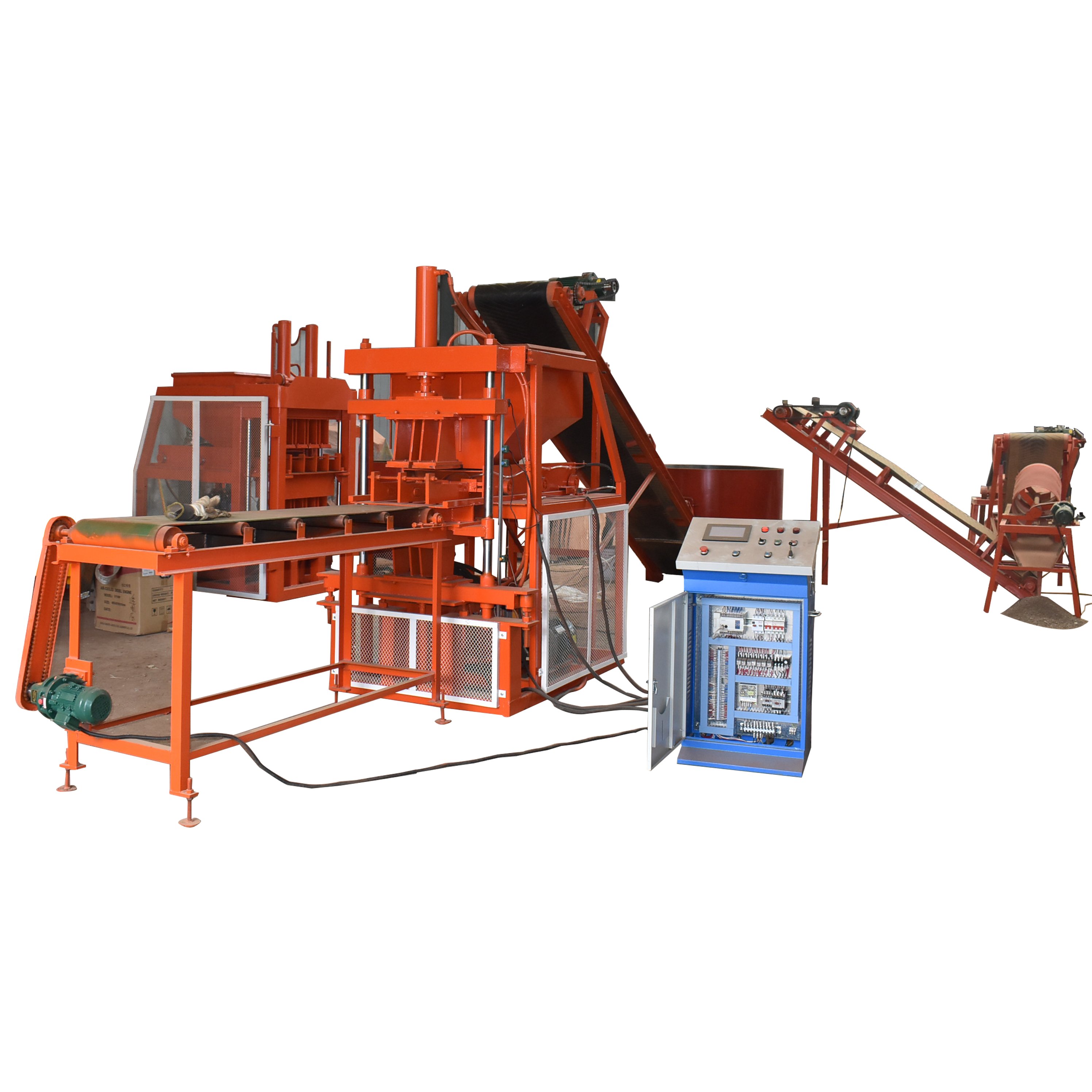 Earn Money at Home Small Investment TX2-10 Brick Block Money Making Machine Manufacturing Machines for Small Business Ideas