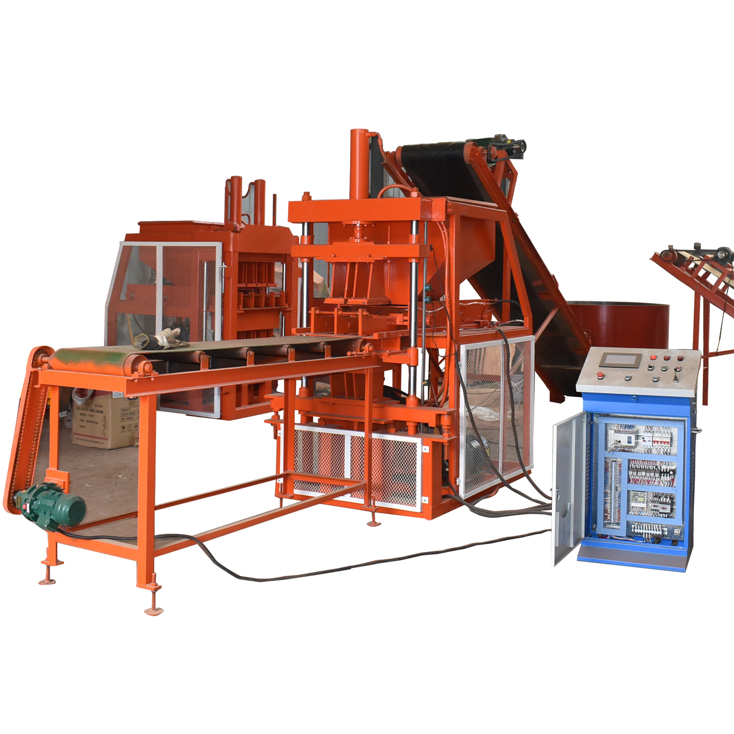 Earn Money at Home Small Investment TX2-10 Brick Block Money Making Machine Manufacturing Machines for Small Business Ideas