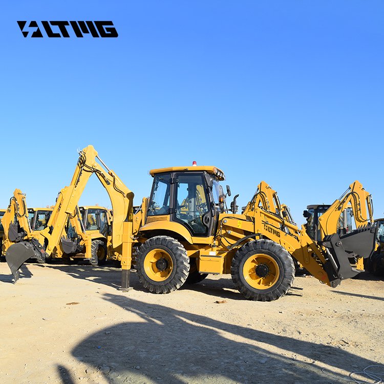 Hot selling 3CX 4CX small back hoe loader Compact 2.5 ton four wheel steering backhoe loader with telescopic boom