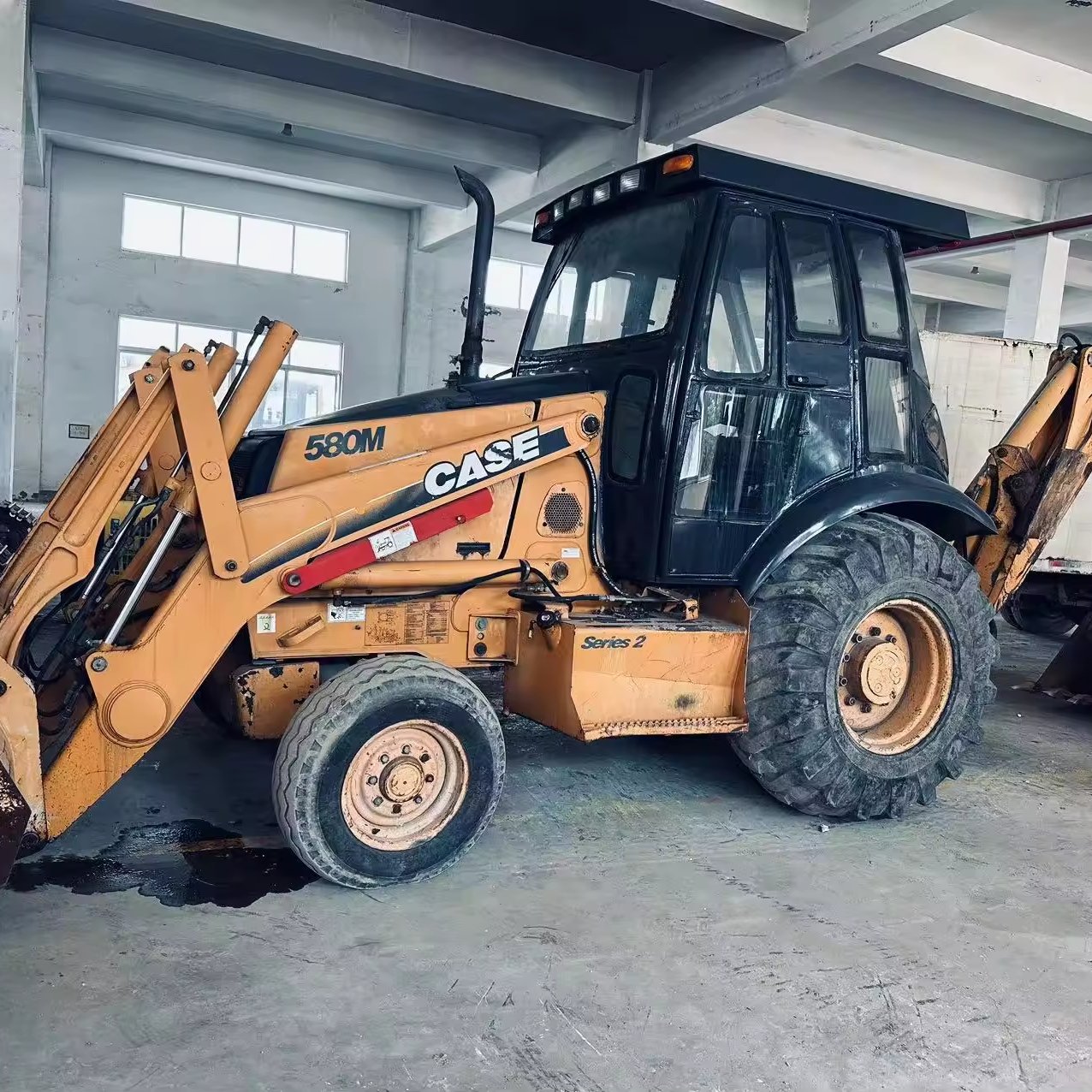CASE Used 8 tonage heavy machine 580M original USA wheel machinery used excavator