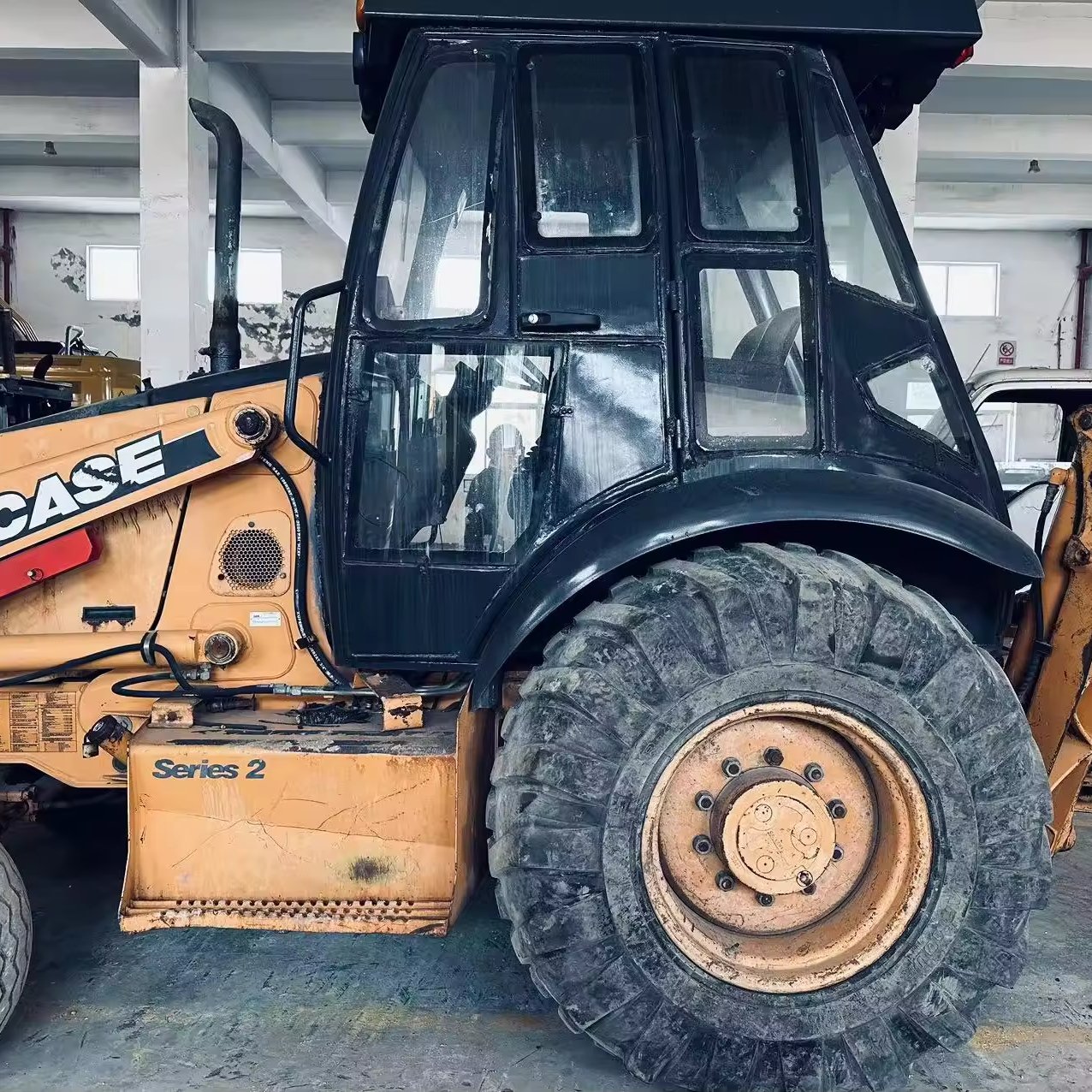 CASE Used 8 tonage heavy machine 580M original USA wheel machinery used excavator