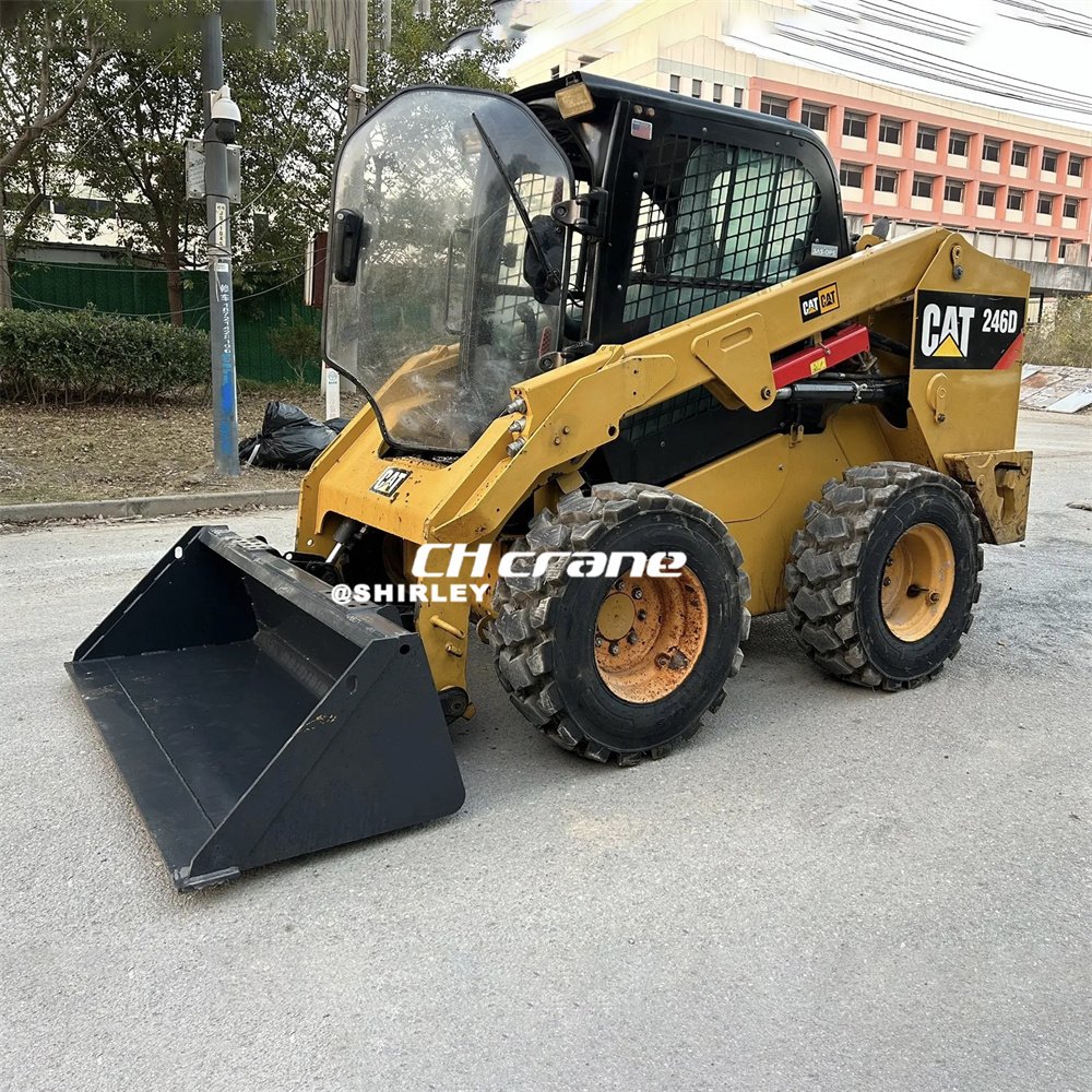 Track loader cat 246d used skid steer cat 259 226 249 with high cost-effective 2ton skid steer in stock