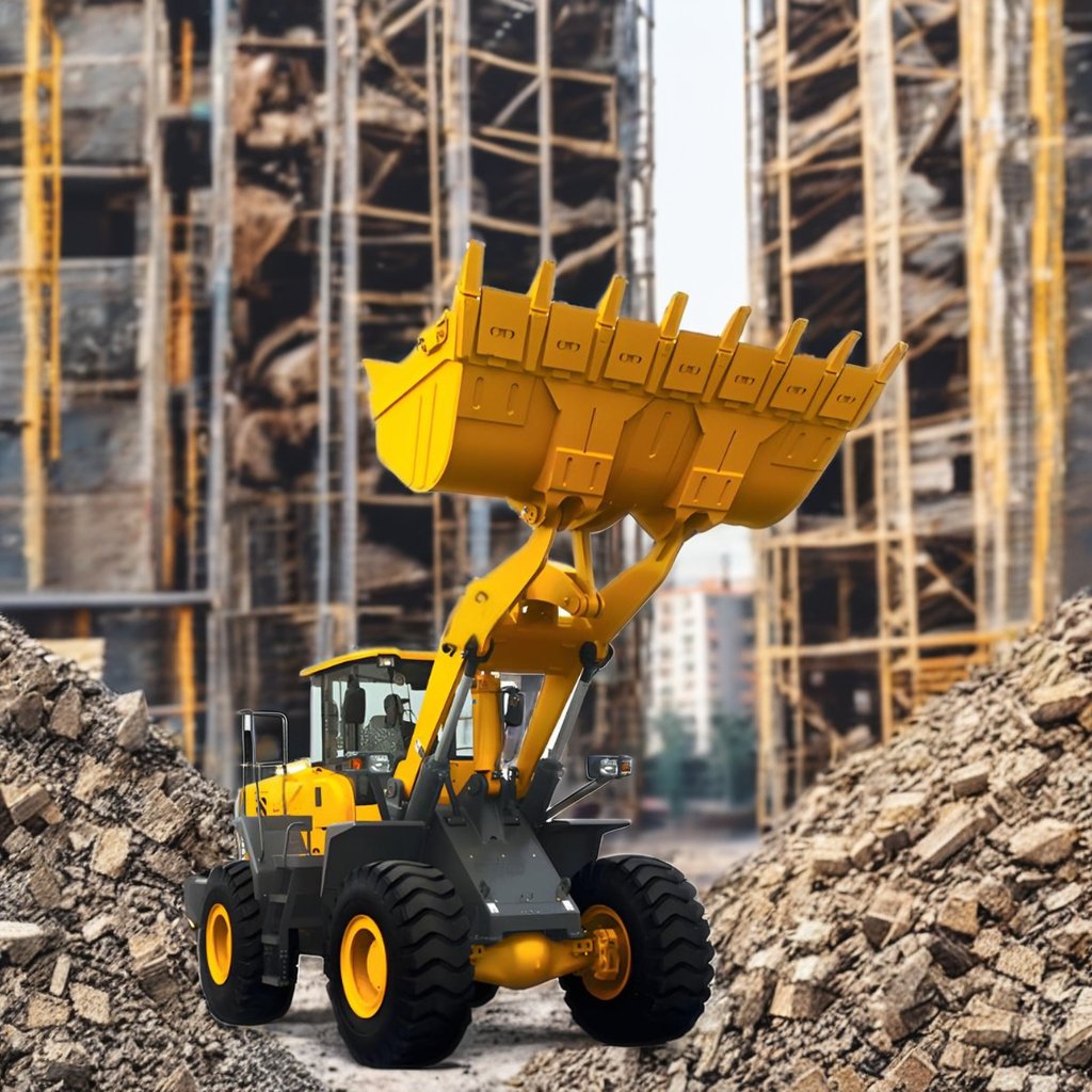 High Quality Refurbish Used Front Shovel Wheel Loader 5 Ton Rated Load Popular Model Available for Sale