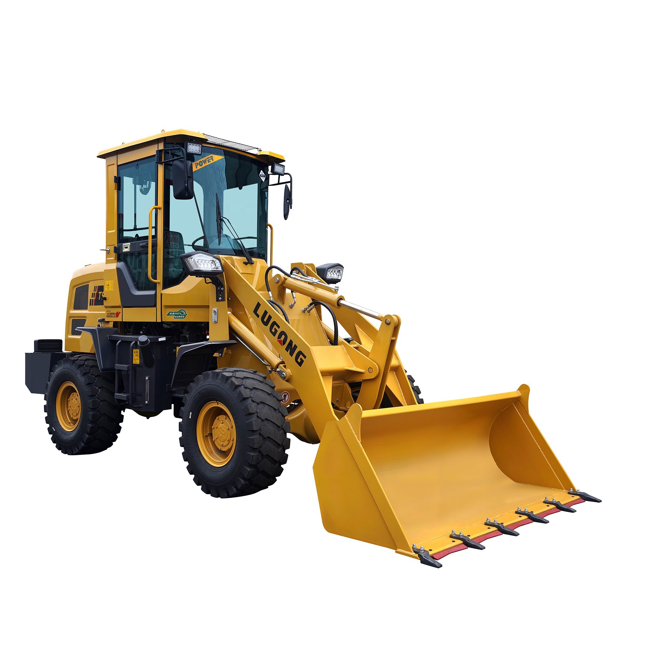 LuGong T920 China Factory Direct Sale Farm Machinery compact 1.2t 2t 3t 5Ton Radlader Hoflader Shovel Loaders