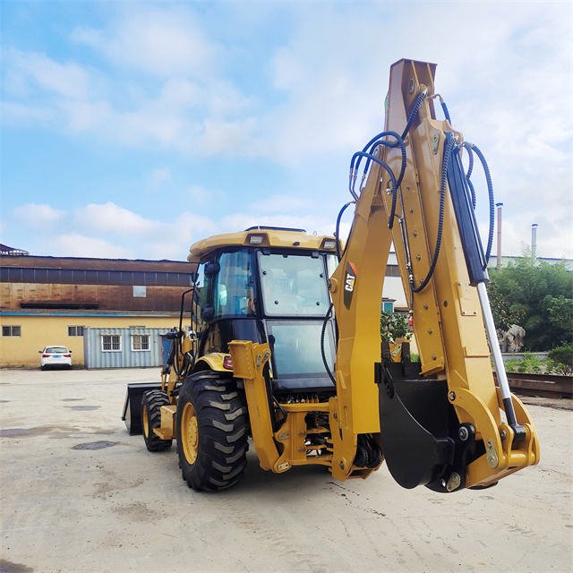 New Cat 420F Retroexcavadora Cheap Price Used Caterpillar Machinery with Core Components Engine Front Loader