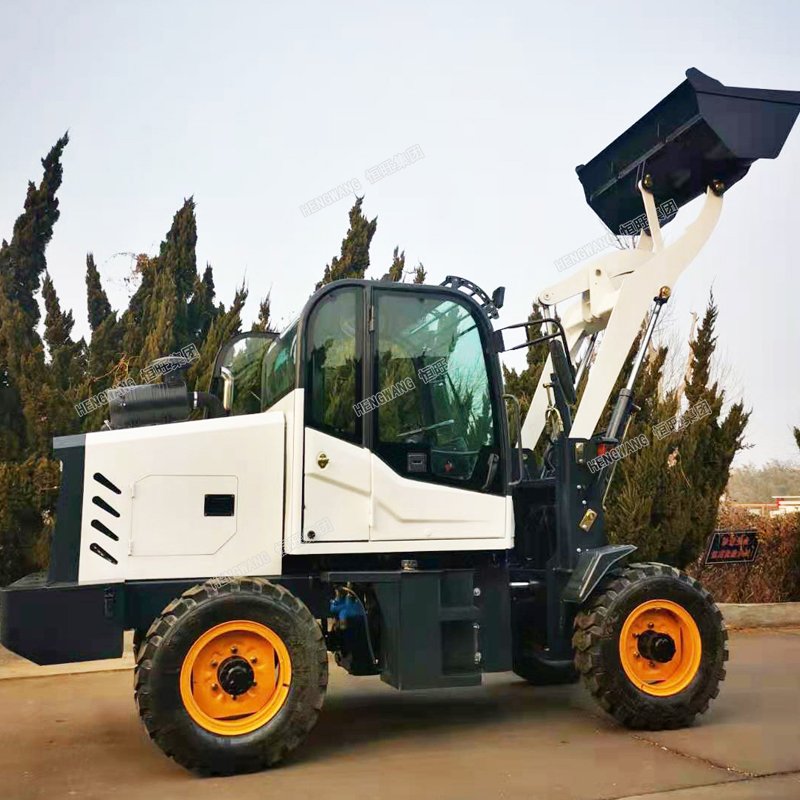 Engineering Small Construction Machinery 4x4 EPA 1 Ton Mini Loader Wheel Loaders