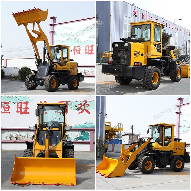 Engineering Small Construction Machinery 4x4 EPA 1 Ton Mini Loader Wheel Loaders