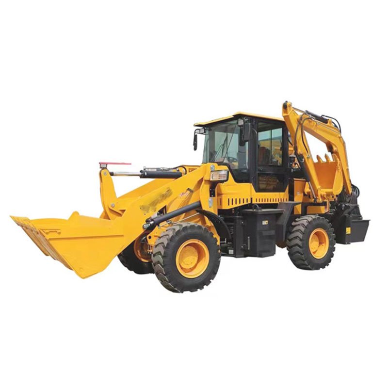 Farm Used Mini Small Multifunction Backhoe Excavator Wheel Loader