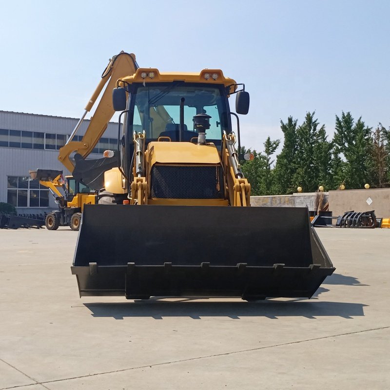 mini/small used telescopic boom 3 2.5ton backhoe loader with prices on sale