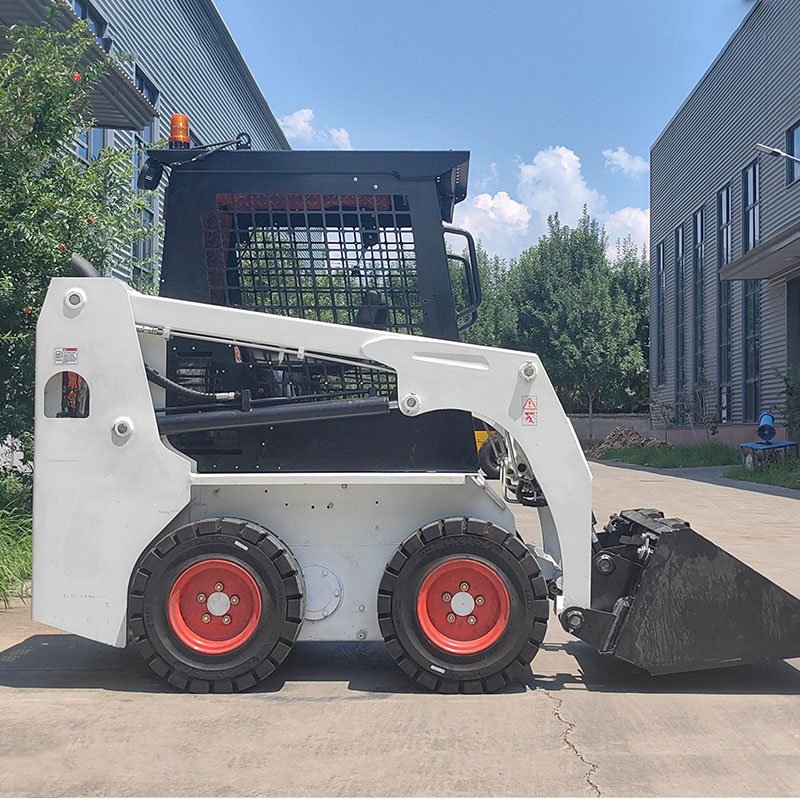 China Small Wheel Skid Steer Loader CE/EPA Diesel Engine Front Loader Mini Skid Steer Loader