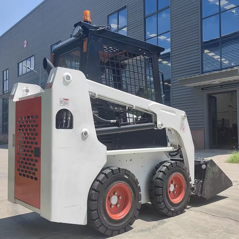 China Small Wheel Skid Steer Loader CE/EPA Diesel Engine Front Loader Mini Skid Steer Loader