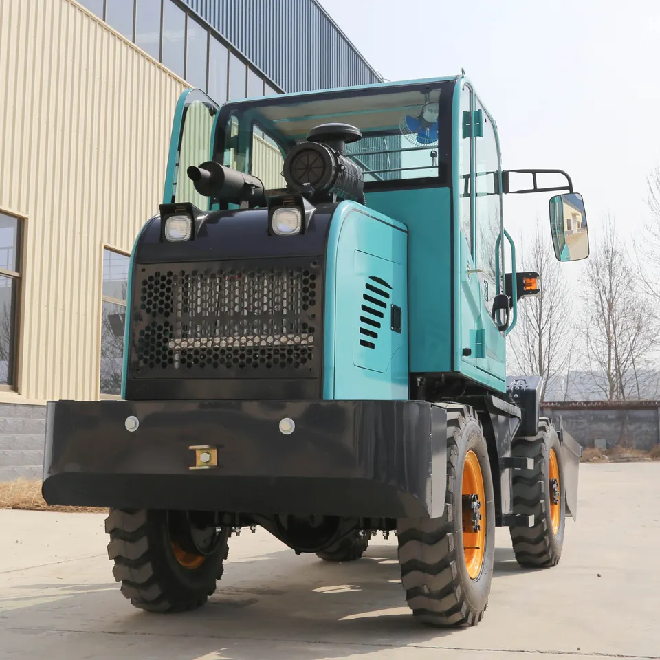 !! mini used laoder 800kg 1 ton loader with kubata engine top loader Earth moving Machinery for sale