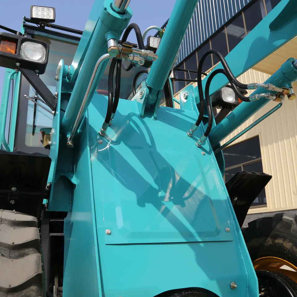 !! mini used laoder 800kg 1 ton loader with kubata engine top loader Earth moving Machinery for sale