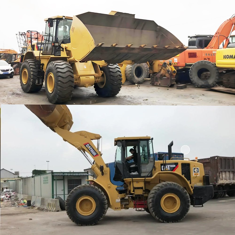 Used used wheel loaders earth-moving machinery cat 966h of sale