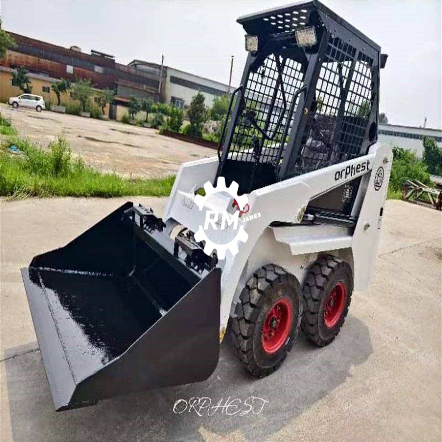 95%New Used Mini Skid Steer Loader Good Quality Wholesale Price Mini Wheel Backhoe Loader For Sale CE 1tons 2ton 3ton In Stock