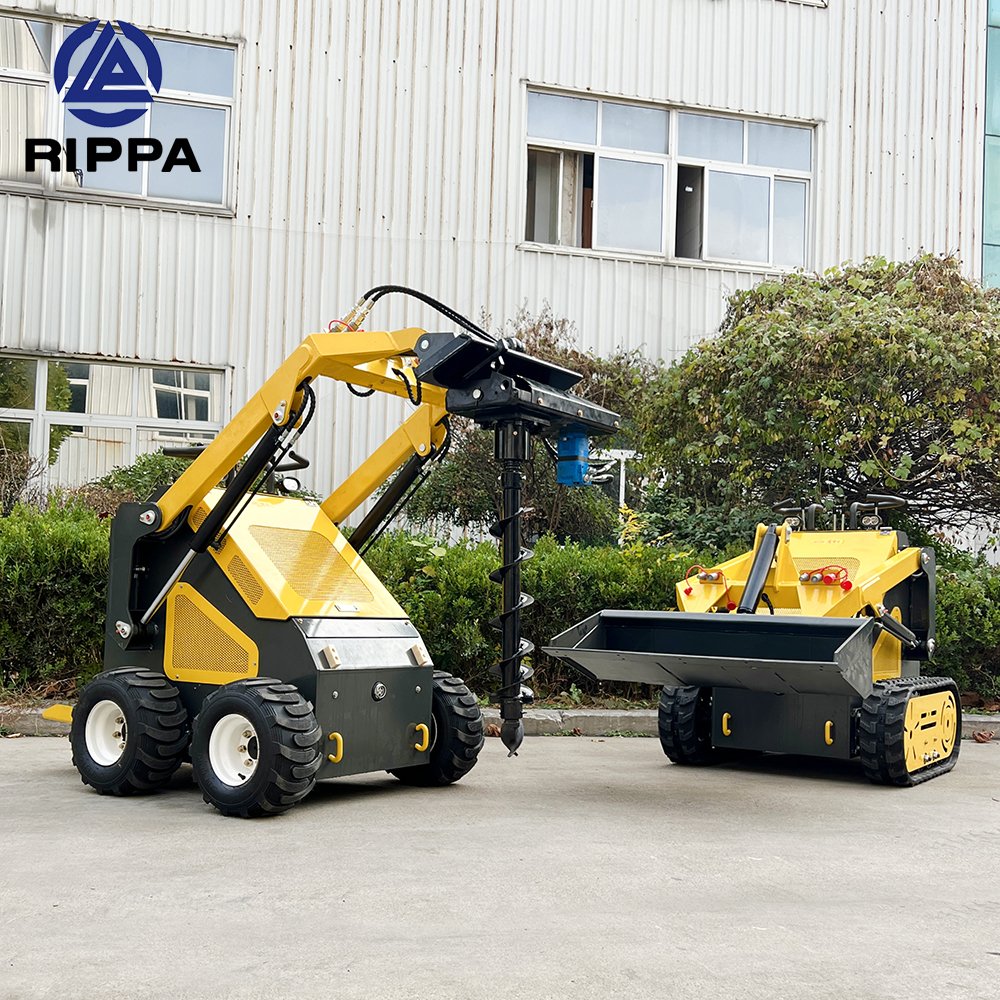 Cheapest Farm Used Construction Machinery Mini Skid Steer Bobcat Loader For Sale