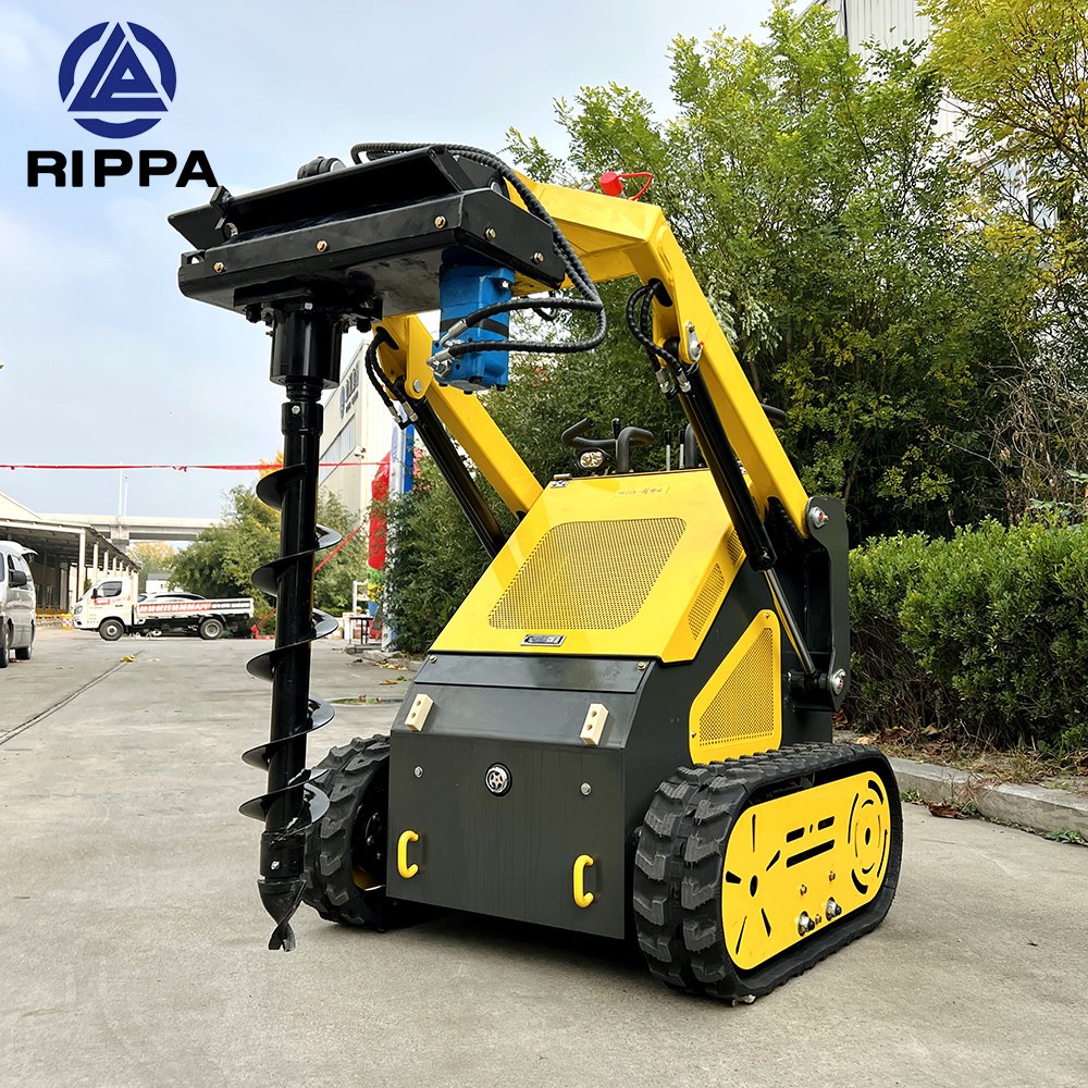 Cheapest Farm Used Construction Machinery Mini Skid Steer Bobcat Loader For Sale