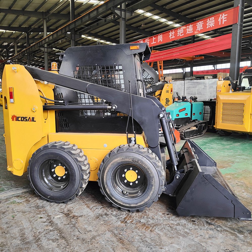 Procurement Festival Hot Sale 5 Ton Multifunctional Skid Steer Loaders Used Safety Steer Skid Loader with EPA Certified Engine