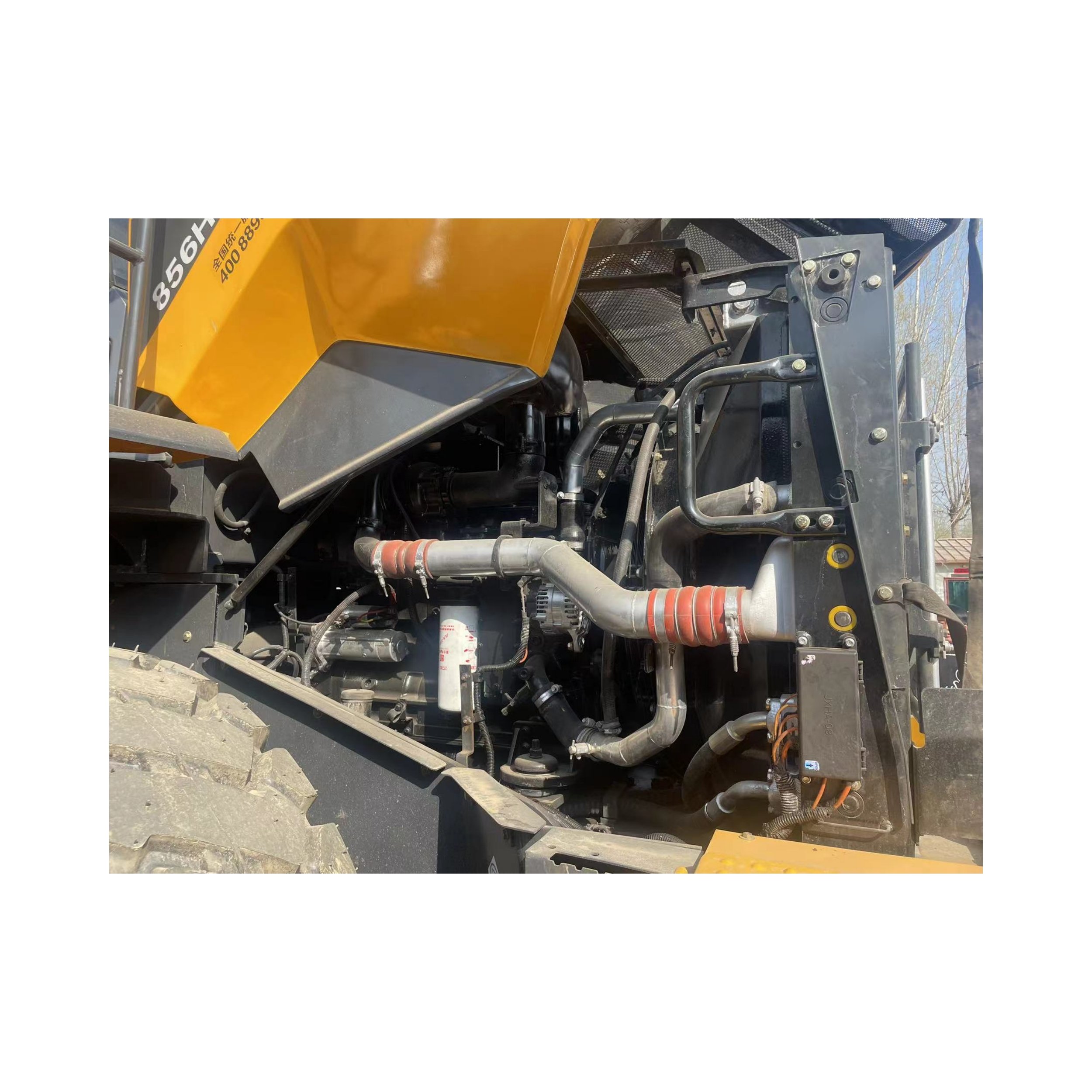 LIUGONG Quality Used Caterpillar 856H Wheel Loader 4x4 Large Wheel Skid Steer Construction Machinery with Bucket Attachment