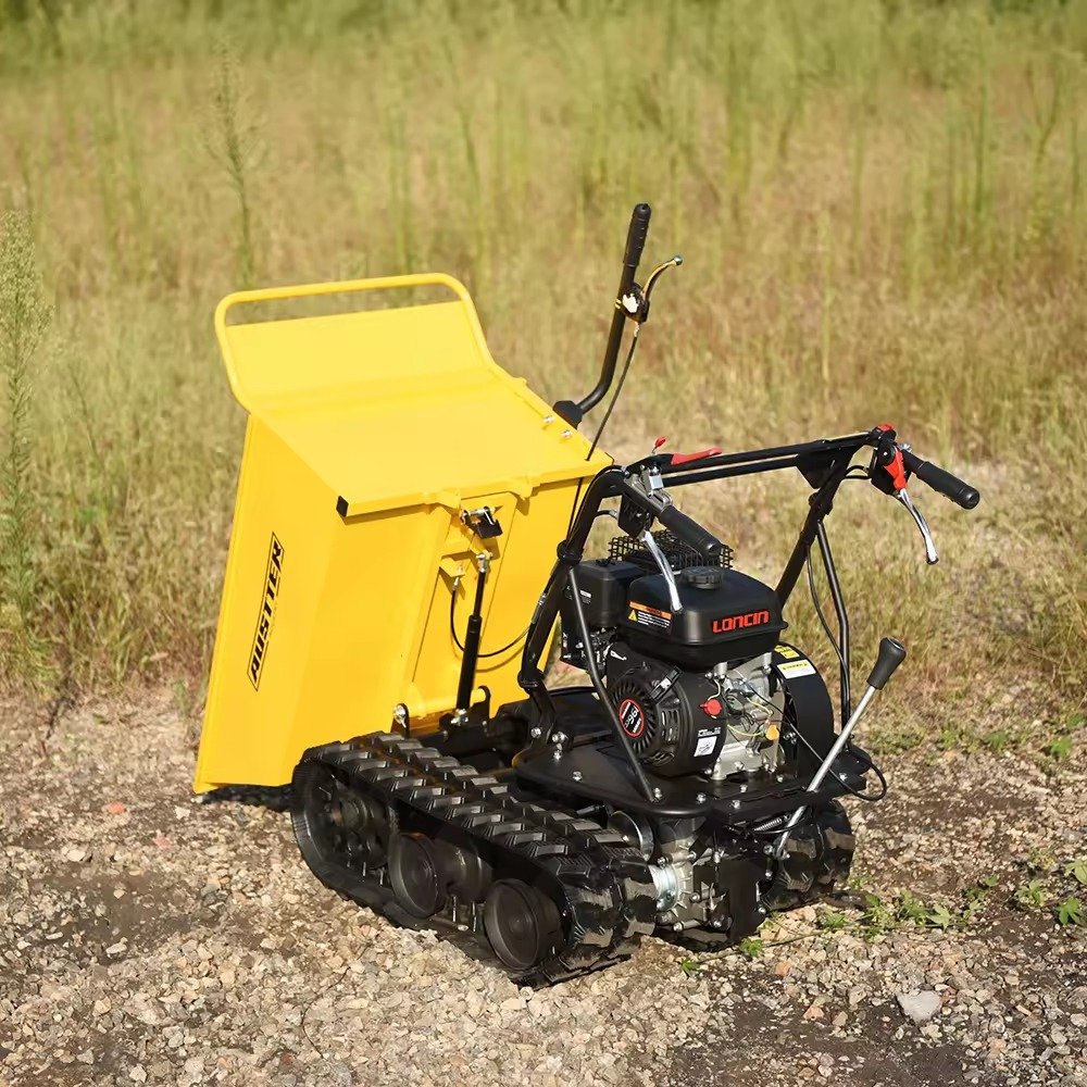 Mini Dumper 500kg 300kg Loading 4 Wheel Battery farm Minidumper Electric Power Barrow motor Wheelbarrow