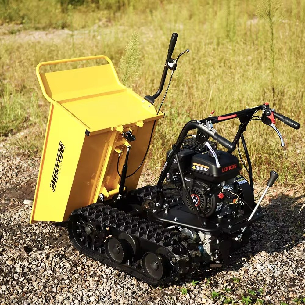 Mini Dumper 500kg 300kg Loading 4 Wheel Battery farm Minidumper Electric Power Barrow motor Wheelbarrow