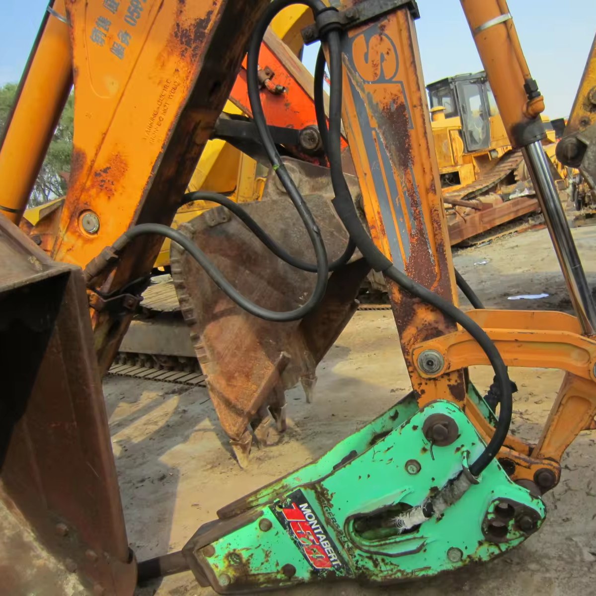 Used Case 580 Backhoe Loader 580l Professional Case 580 Super L Secondhand Backhoe Loader Original Case 5ton Hot Sale in Stock
