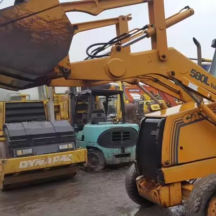 Used Case 580 Backhoe Loader 580l Professional Case 580 Super L Secondhand Backhoe Loader Original Case 5ton Hot Sale in Stock