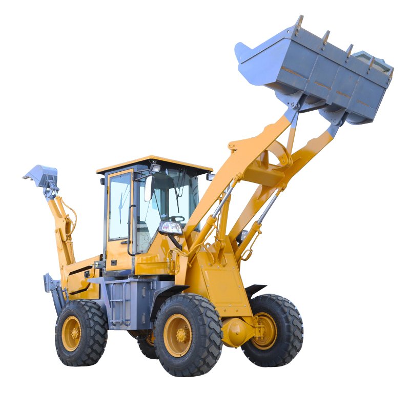 mini towable backhoe selling a used backhoe loader