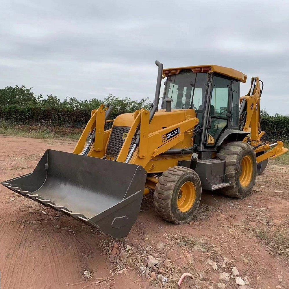 Cheap Earth-moving JCB 3CX Tractor for Sale 4x4 Wheel Front Used Loaders