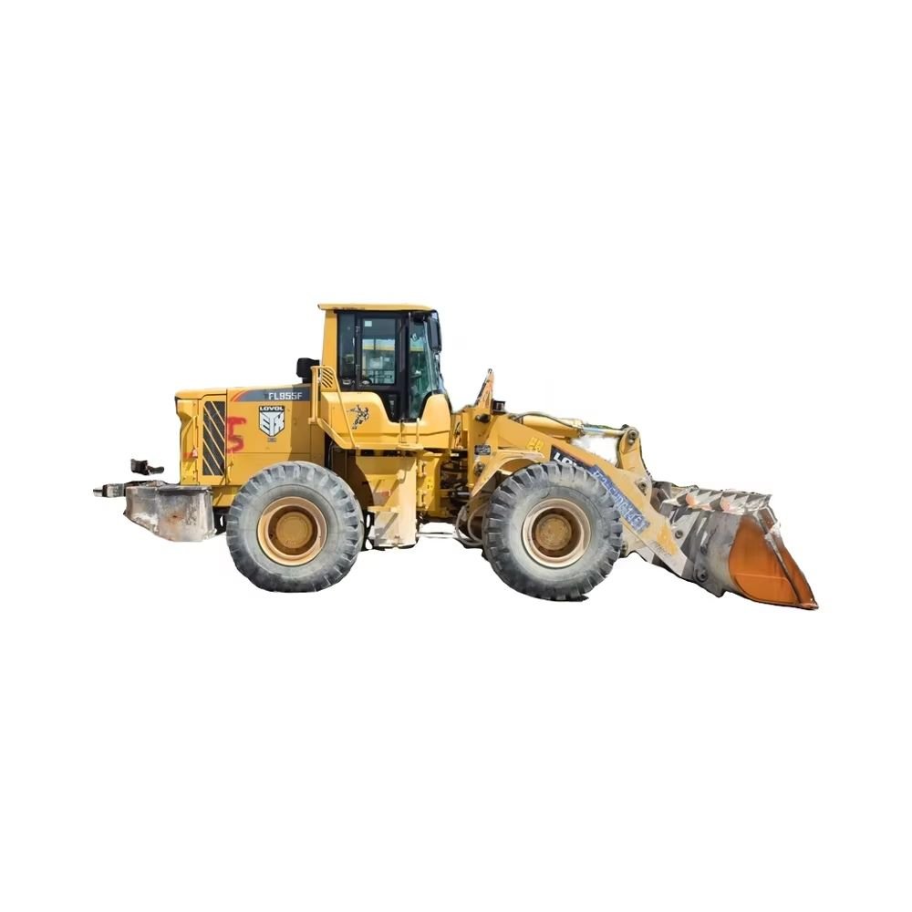 FL955L Used 6 Ton Rated Load Backhoe Loader for Farms Wheel Loader with Core Engine Bearing Components From Lovol 2022