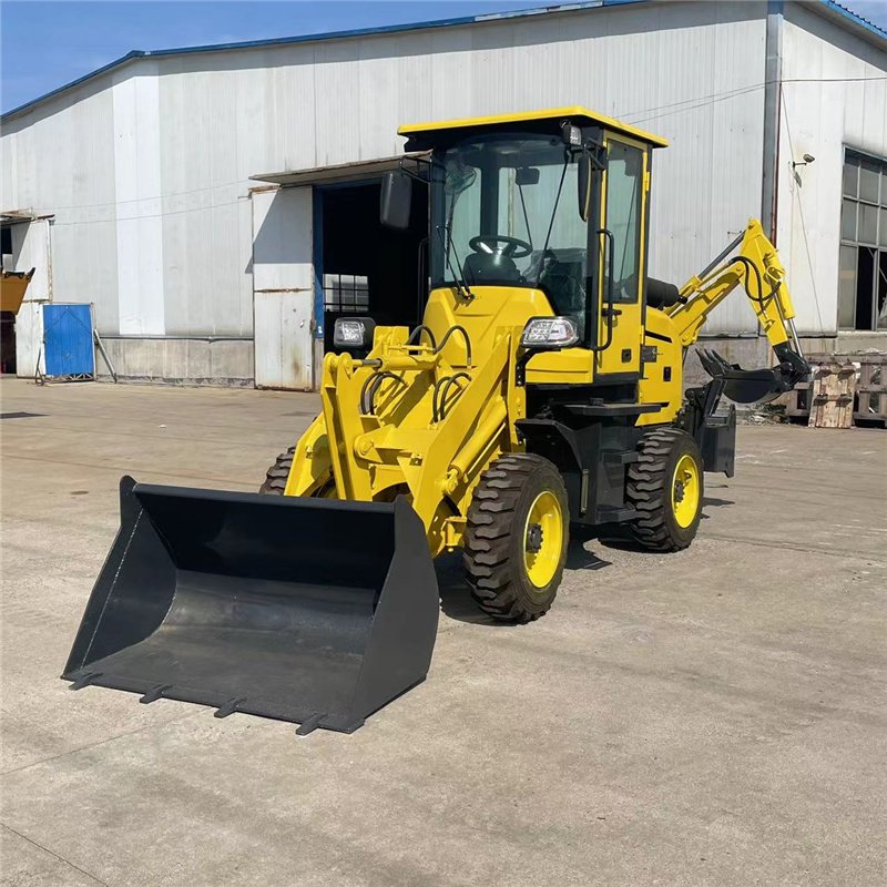 EPA Cheapest China smallest electric wheel backhoe loaders mini Articulated front end used loader