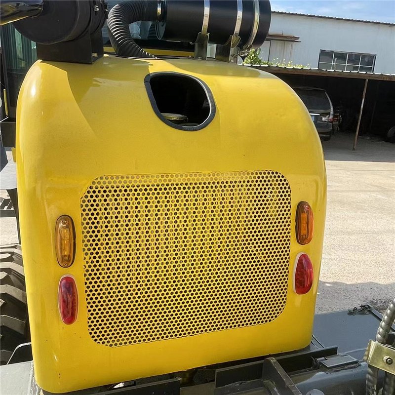 EPA Cheapest China smallest electric wheel backhoe loaders mini Articulated front end used loader