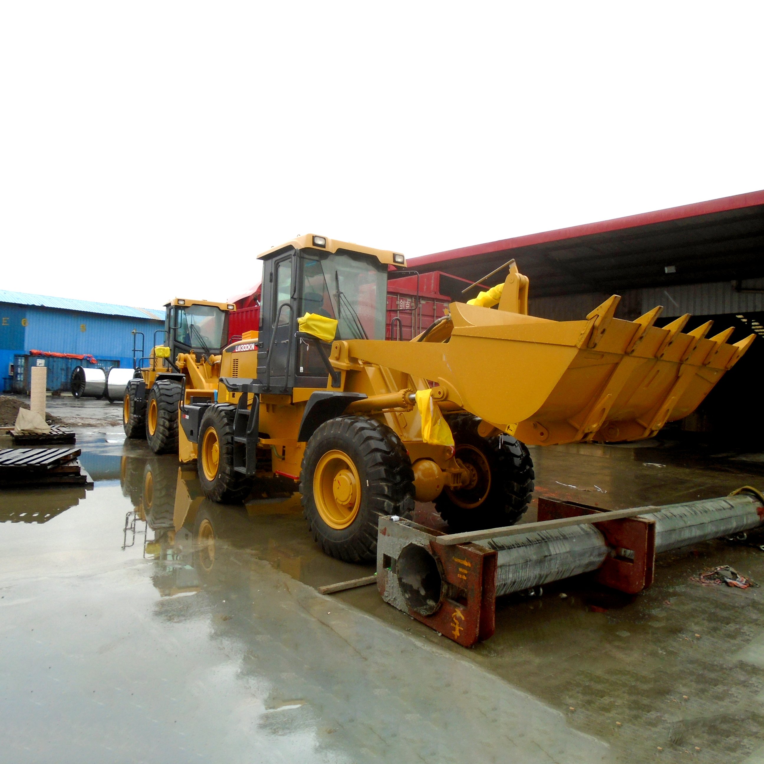 Official 3 Ton New Compact Bucket Loader Tractor Front End Loader LW300KN