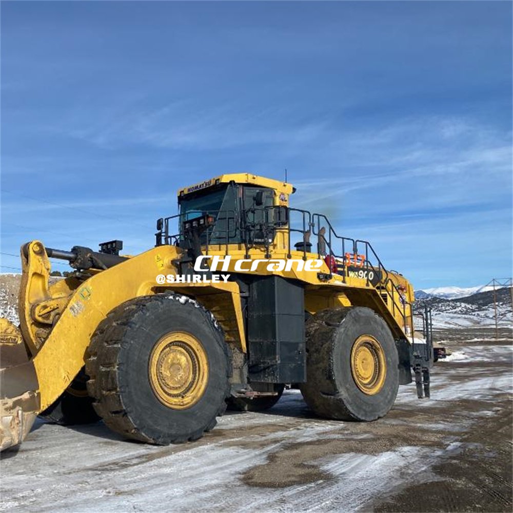Used loader machine komatsu wa900 wa900-8r in high quality wa470 wa600 wa600-6 wheel loader good price for sale