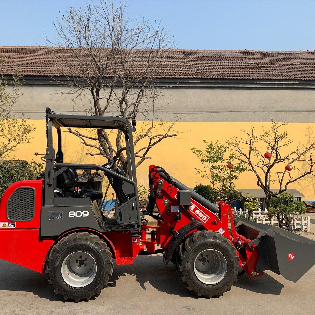 Construction machine used HZM809 Wheel Loader 0.9 tons used laoders