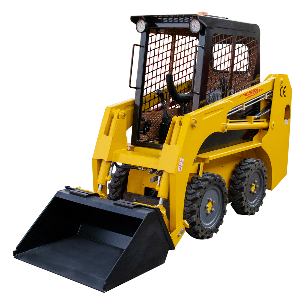 Mini Skid Steer Loader Mini Crawler Tracked Wheel Skid Steer Loader With Attachment from China factory