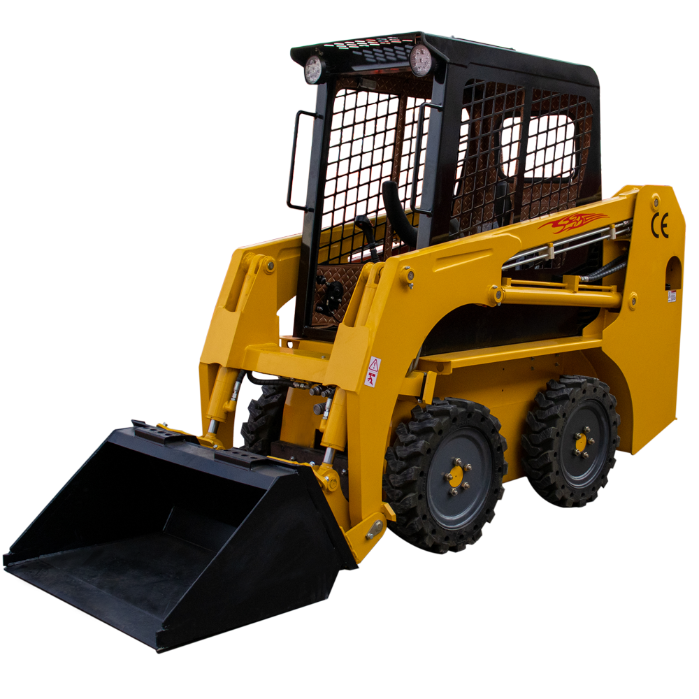 Mini Skid Steer Loader Mini Crawler Tracked Wheel Skid Steer Loader With Attachment from China factory