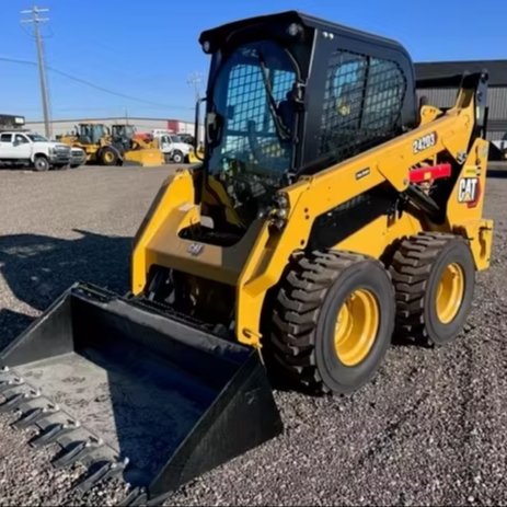 Used Mini Cat 242D3 Skid Steer Loader with Front Loader Wheel Loader Cheap Price 5 Ton Rated Load Engine Pump Core Components