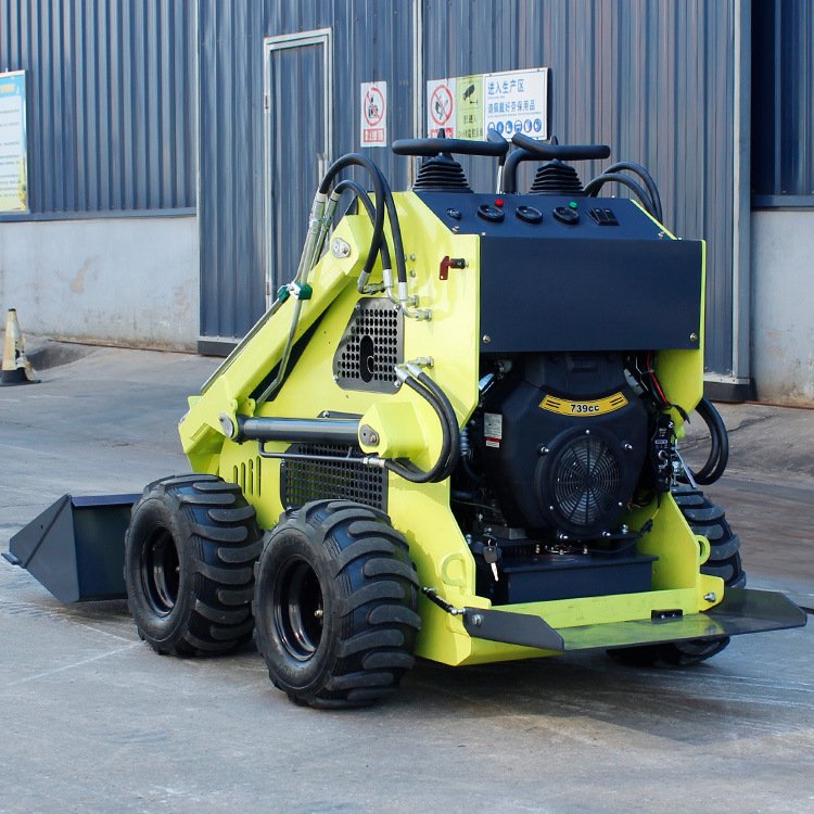 Multifunctional Used Racoon Skid Steer Loader Mini Crawler Skid Steer Loader Small Cat Backhoe Skid Steer Loader for Sale