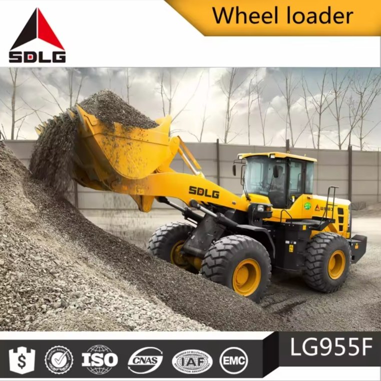 SDLG L958F used wheel loader price list China price 17ton small telescopic front end loader 4 wheel drive used wheel loader
