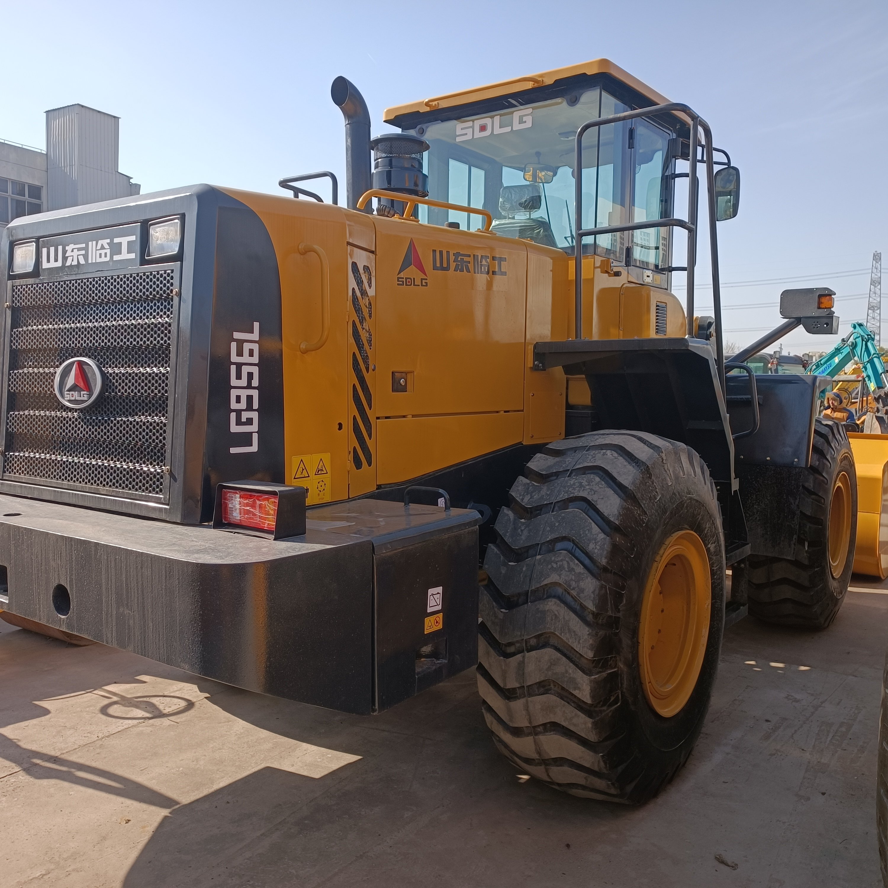 Original China Shandong Lingong 956F loader for sale,sdlg used loader lg956f