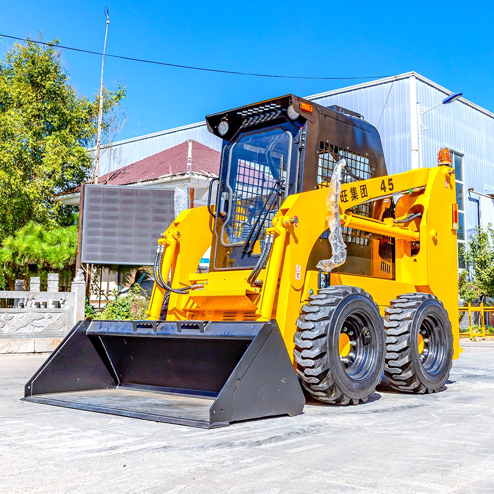 700KGS Wholesale CE Cheap diesel wheel tracked mini loader mini skid steer loader attachments