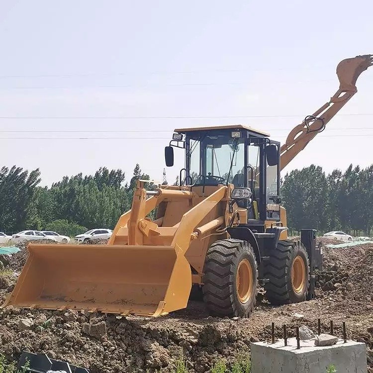 EURO5 EPA engine Diesel backhoe loader 4x4 China Small Mini Retroexcavadora loaders used Backhoe Loader for Sale