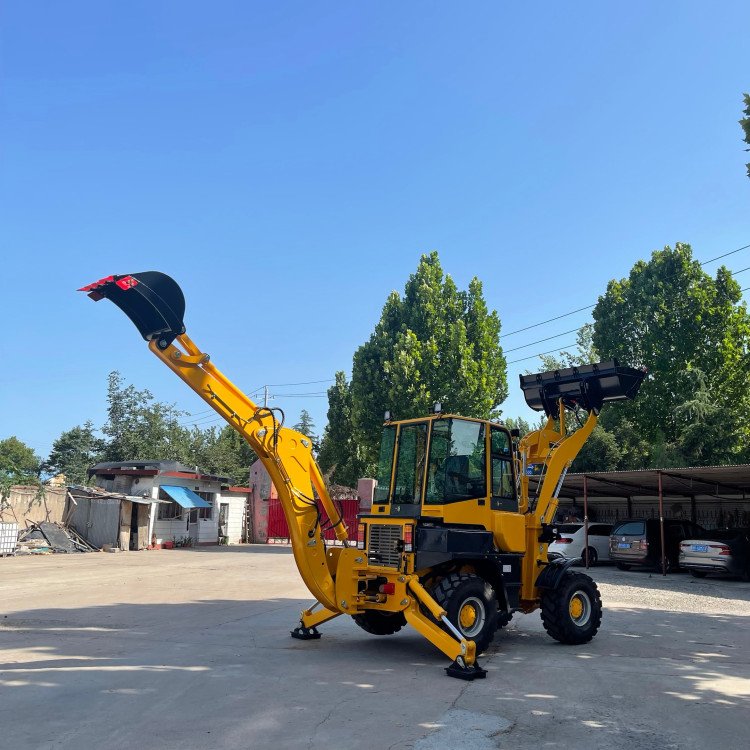 EURO5 EPA engine Diesel backhoe loader 4x4 China Small Mini Retroexcavadora loaders used Backhoe Loader for Sale