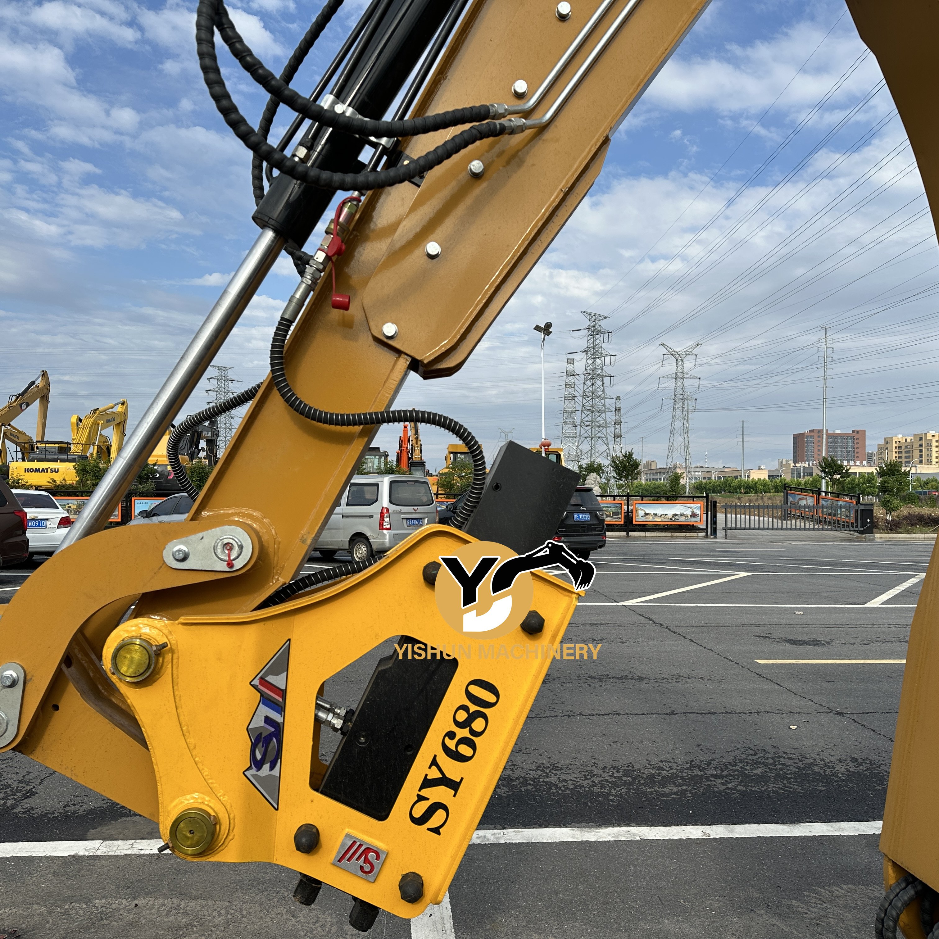 Yishun Machinery Construction Loader CAT420f Used Caterpillar Fronet End Wheel Loader in Stock