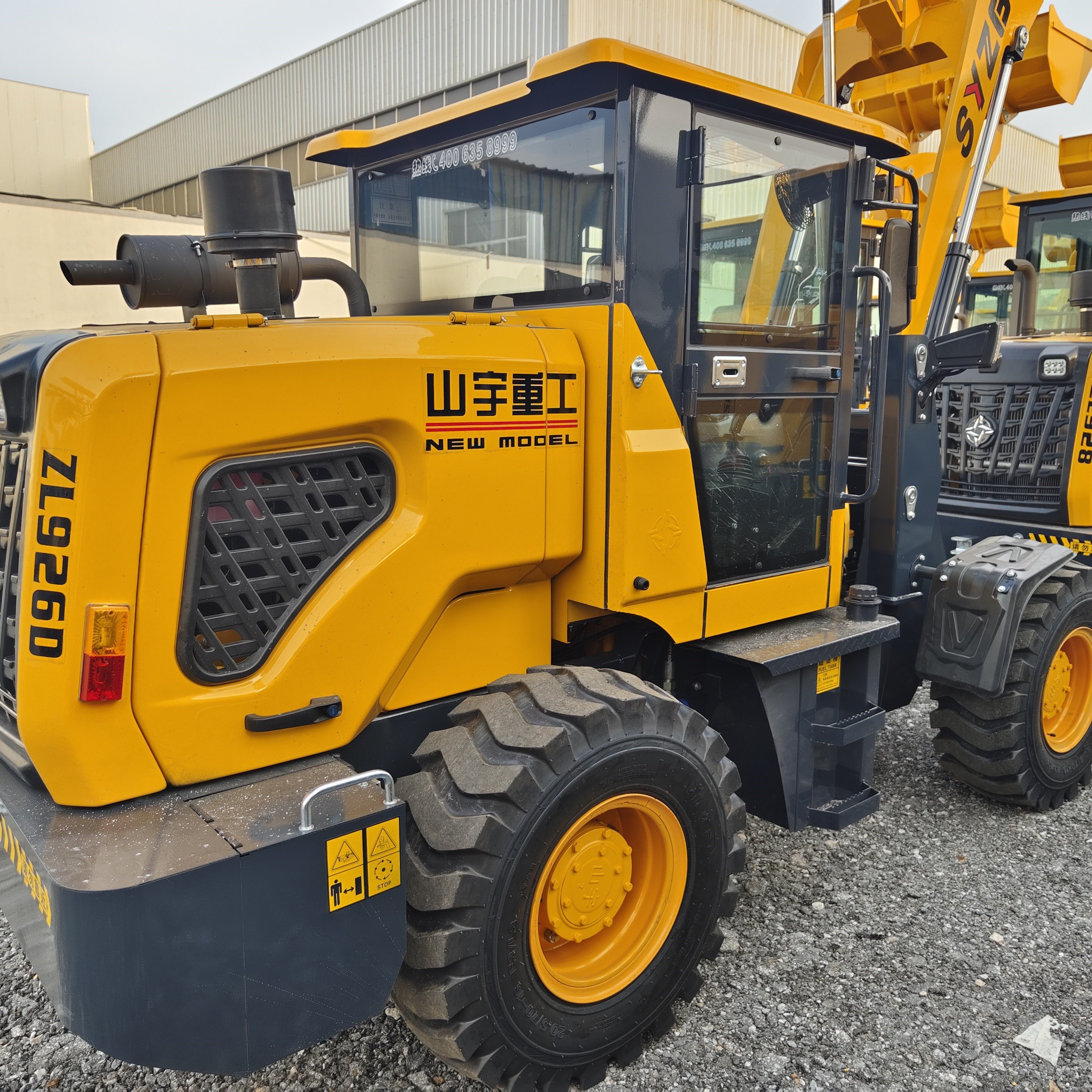 small front end wheel loader SYZG zl-926d China brand articulated loaders 1.5 ton used for farm
