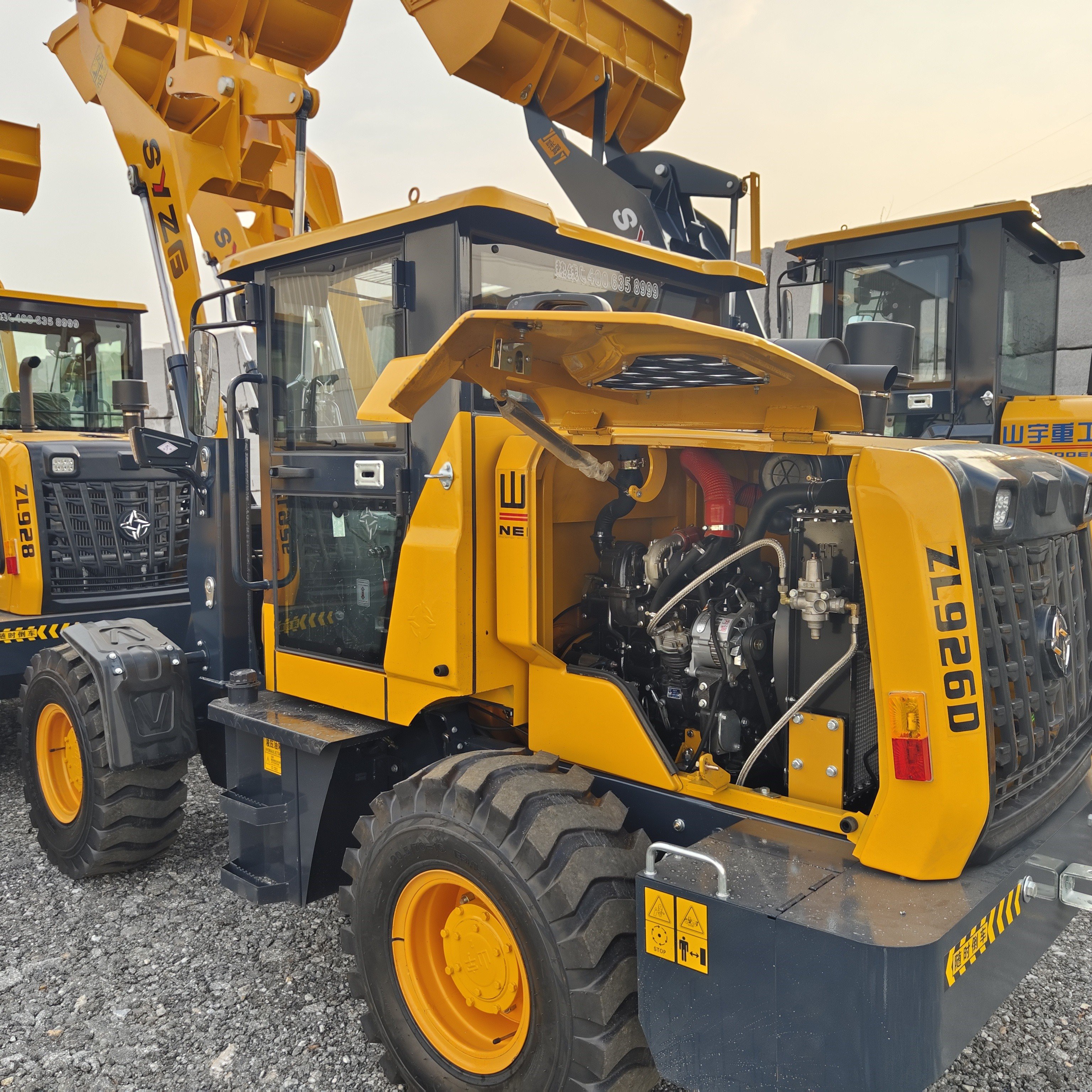 small front end wheel loader SYZG zl-926d China brand articulated loaders 1.5 ton used for farm
