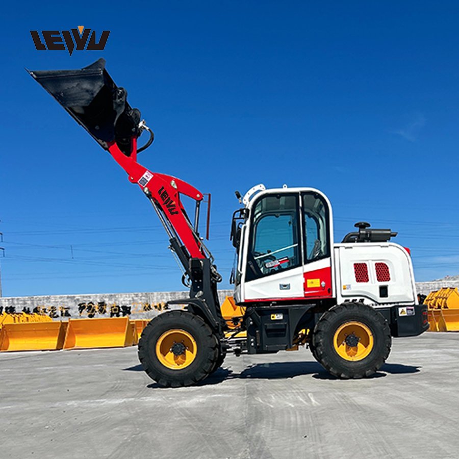 New Diesel Ce Epa Engine Large Mini Farm Wheel Loader Loader 4x4 With Bucket Attachment